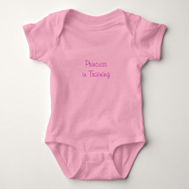 Prinzessin in Ausbildung Baby Strampler (Vorderseite)