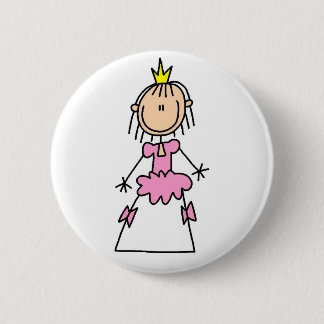 Prinzessin In Ballgown Button