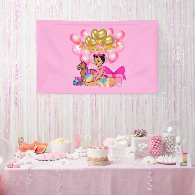 Prinzessin in Rosa Banner (Party)