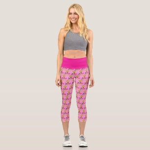 Prinzessin in Rosa Capri Leggings