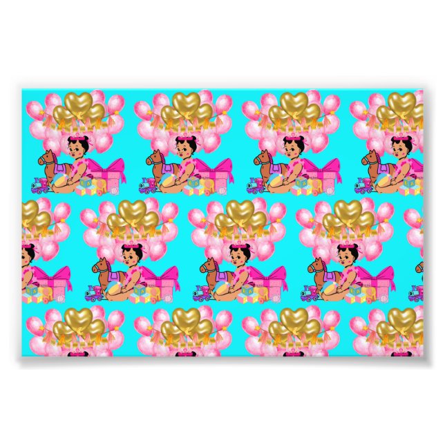 Prinzessin in Rosa Fotodruck (Vorne)