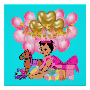 Prinzessin in Rosa Poster