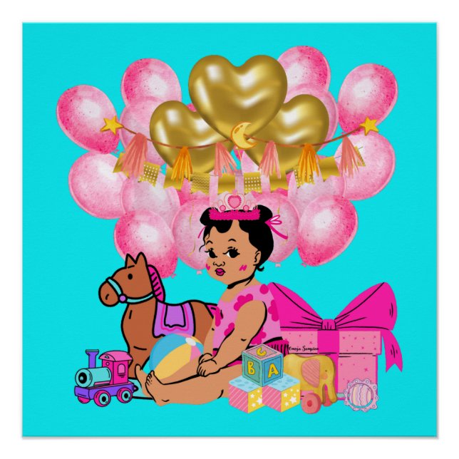Prinzessin in Rosa Poster (Vorderseite)