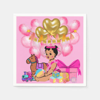 Prinzessin in Rosa Serviette