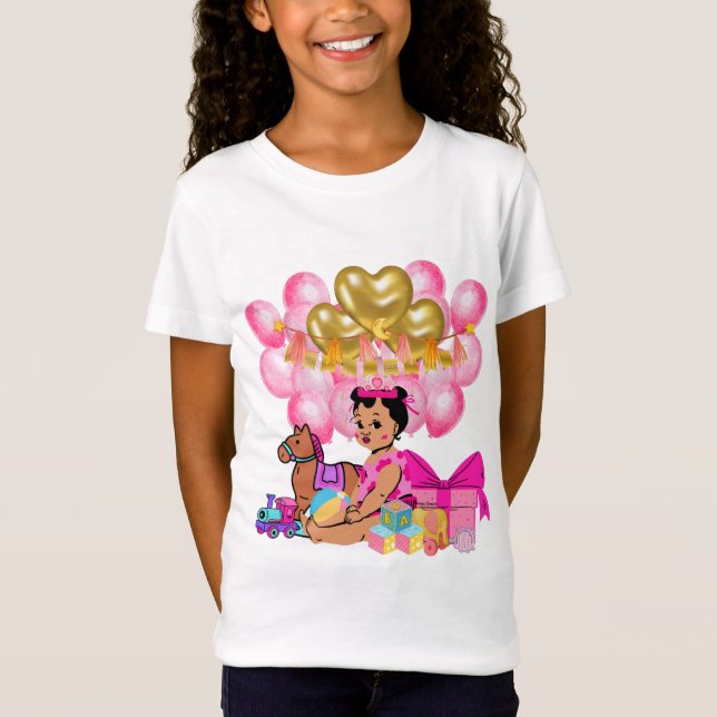 Prinzessin in Rosa T-Shirt (Vorderseite)