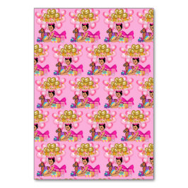 Prinzessin in Rosa Tischnummer