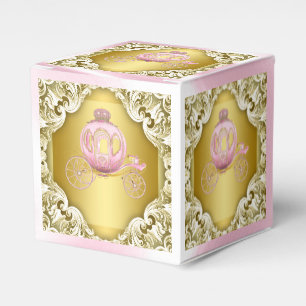 Prinzessin in Rosa und Gold Geschenkschachtel