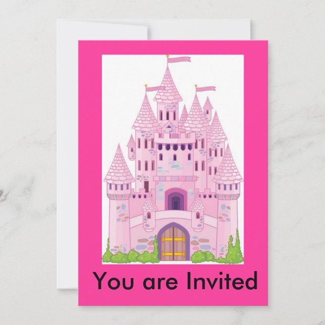 Prinzessin Invitation Einladung (Vorderseite)