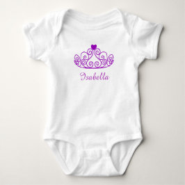 Prinzessin Isabella Shirt, Name des Babys hinzufüg Baby Strampler