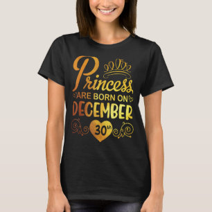 Prinzessin ist am 30. Dezember zum Geburtstag Gebo T-Shirt