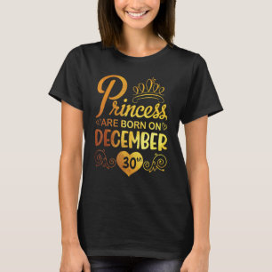 Prinzessin ist am 30. Dezember zum Geburtstag Gebo T-Shirt