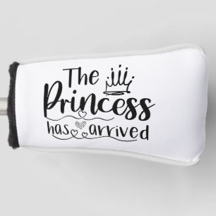 Prinzessin ist niedliches Mädchen angekommen Golf Headcover