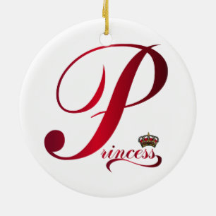 Prinzessin Keramikornament