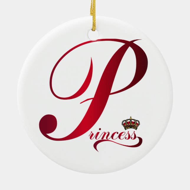 Prinzessin Keramikornament (Hinten)