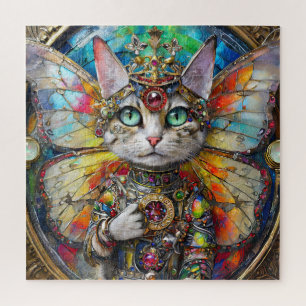 Prinzessin Kitty Katze der Schmetterlingsflügelbri Puzzle