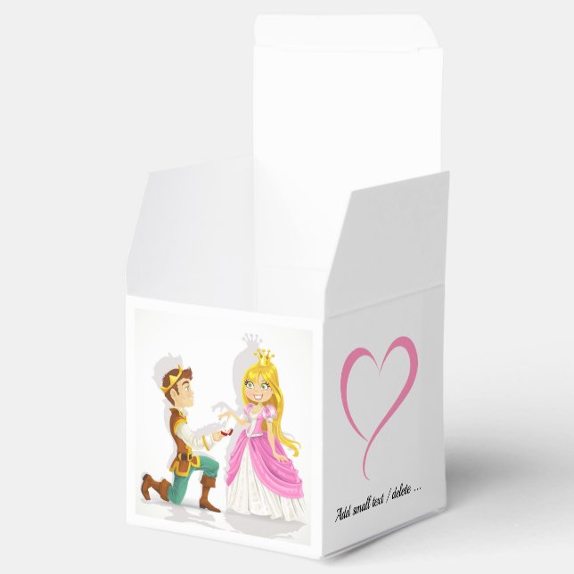 Prinzessin Kleine Gefälligkeit / Geschenkboxen Geschenkschachtel (Geöffnet)