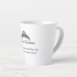 Prinzessin Krieger Tasse - Warum in eine Welt pass