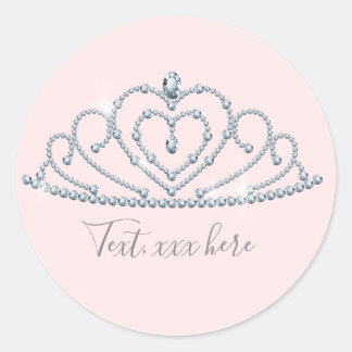Prinzessin, Krone, Glitzer, Aufkleber