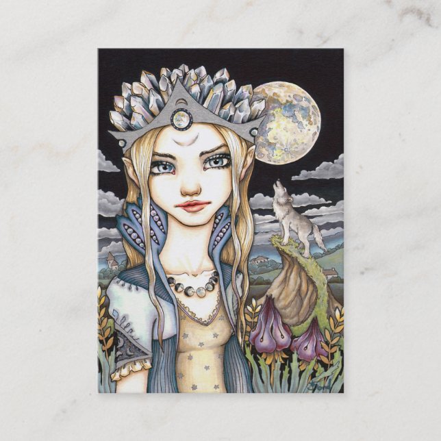 Prinzessin Luna Visitenkarte (Vorderseite)