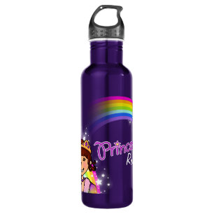 Prinzessin Mädchen namens Regenbogen Trinkflasche