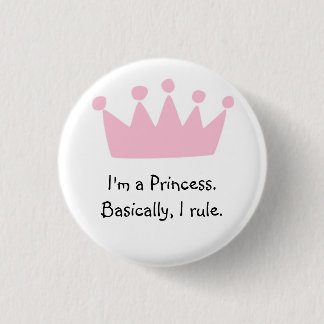 Prinzessin Metal Button Badge