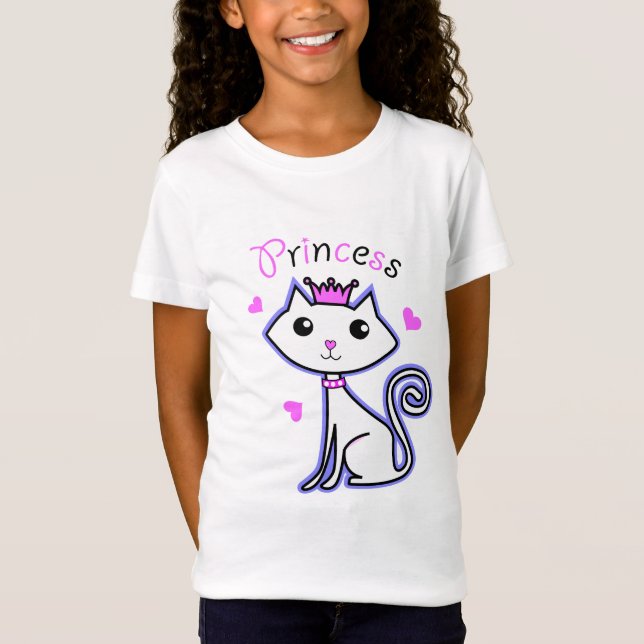 Prinzessin-Miezekatze T-Shirt (Vorderseite)