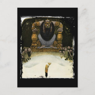 Prinzessin mit dem Trollkönig Postkarte