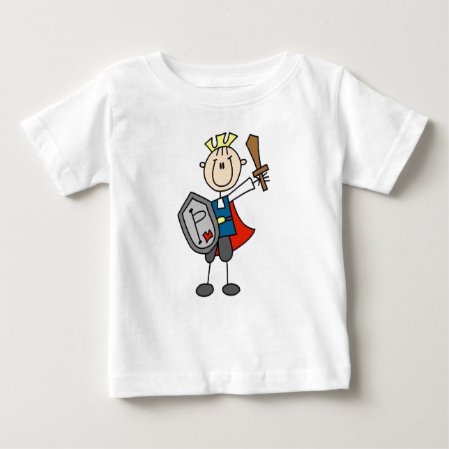 Prinzessin mit Schwert Baby T-shirt (Vorderseite)
