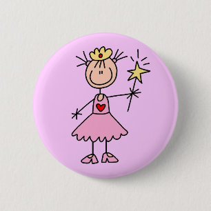 Prinzessin mit Wand Button