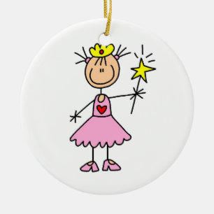 Prinzessin mit Wand Keramikornament