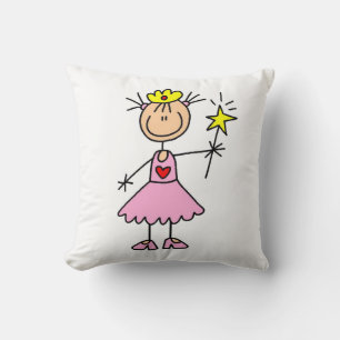 Prinzessin mit Wand Kissen