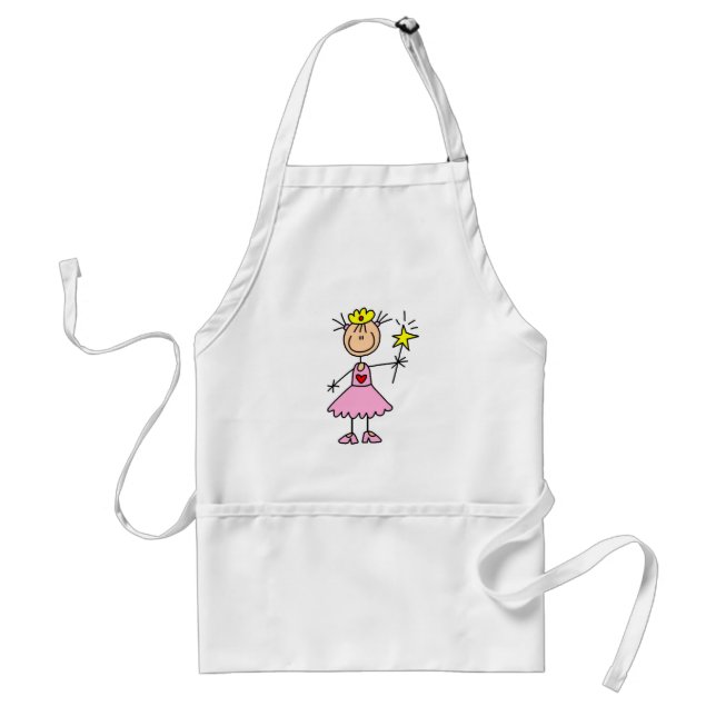Prinzessin mit Zauberstab Schürze (Vorne)