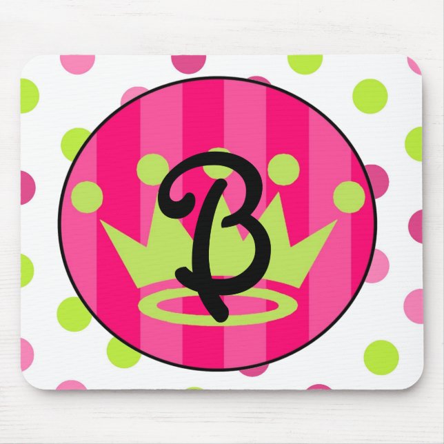 Prinzessin Monogram mousepad (Vorne)