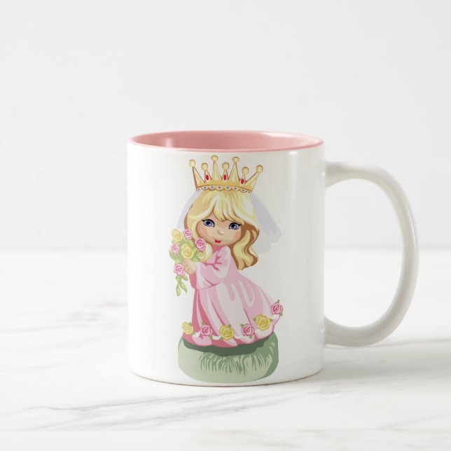 Prinzessin Mug Zweifarbige Tasse (Rechts)