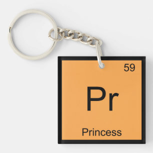Prinzessin Name Chemie Element Periodensystem Schlüsselanhänger