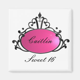 Prinzessin Name Filigree Magnet