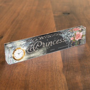Prinzessin Nameplate Namensplakette