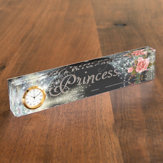 Prinzessin Nameplate Namensplakette (Seite)