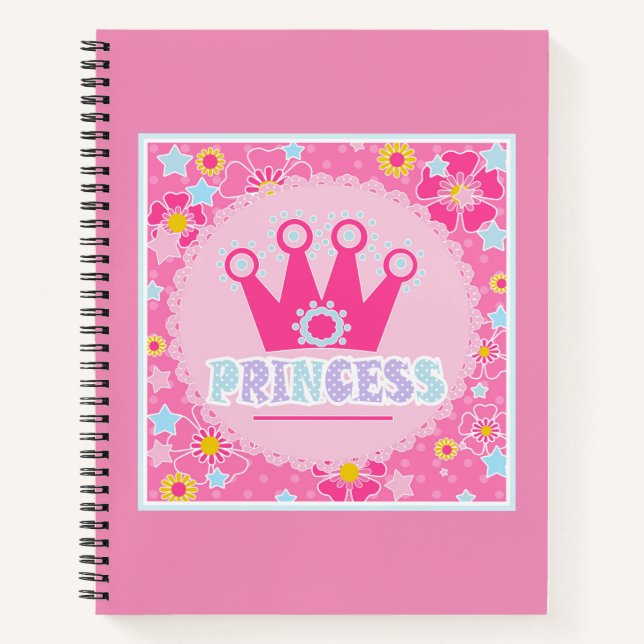Prinzessin Notizbuch (Vorderseite)
