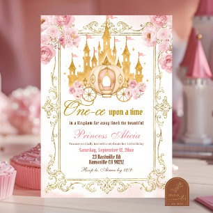 Prinzessin Once Upon a Time Geburtstag Einladung
