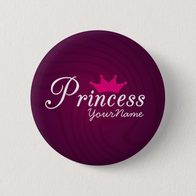 Prinzessin Party Button (Vorderseite)