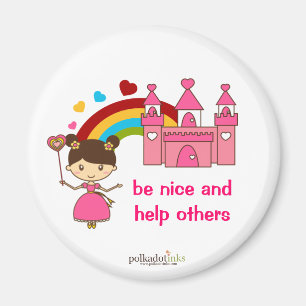 Prinzessin Pink Castle Magnet