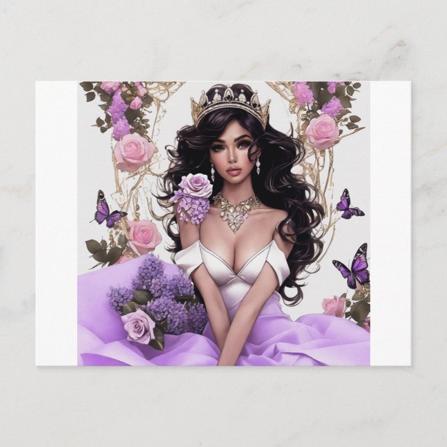 Prinzessin Postkarte (Vorderseite)