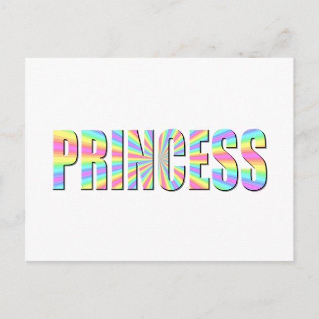 Prinzessin Postkarte (Vorderseite)