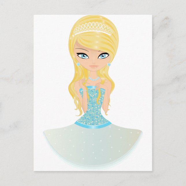 Prinzessin Postkarte (Vorderseite)