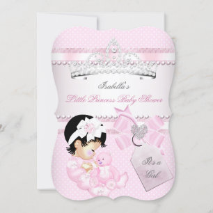 Prinzessin Pretty Baby Shower Hübsches Mädchen Tia Einladung