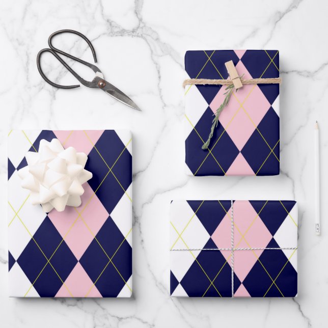 Prinzessin-Raute Geschenkpapier Set (Vorderseite)