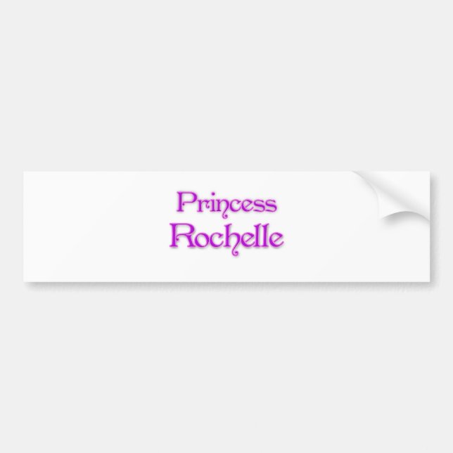 Prinzessin Rochelle Autoaufkleber (Vorne)