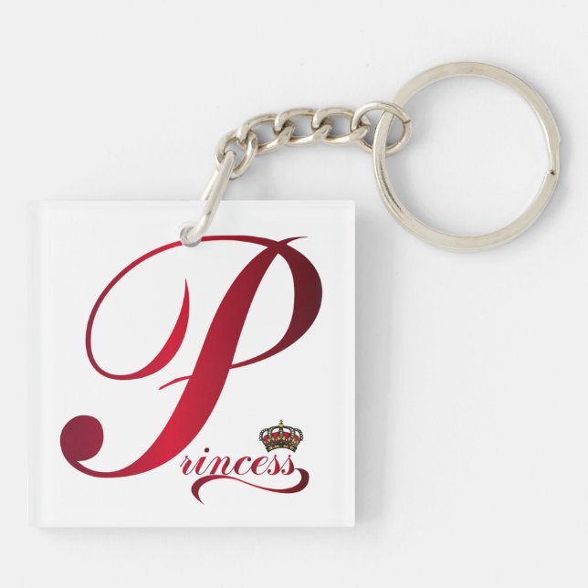 Prinzessin Schlüsselanhänger (Rückseite)