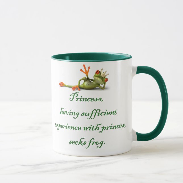 Prinzessin Seeks Frog Mug Tasse (Rechts)